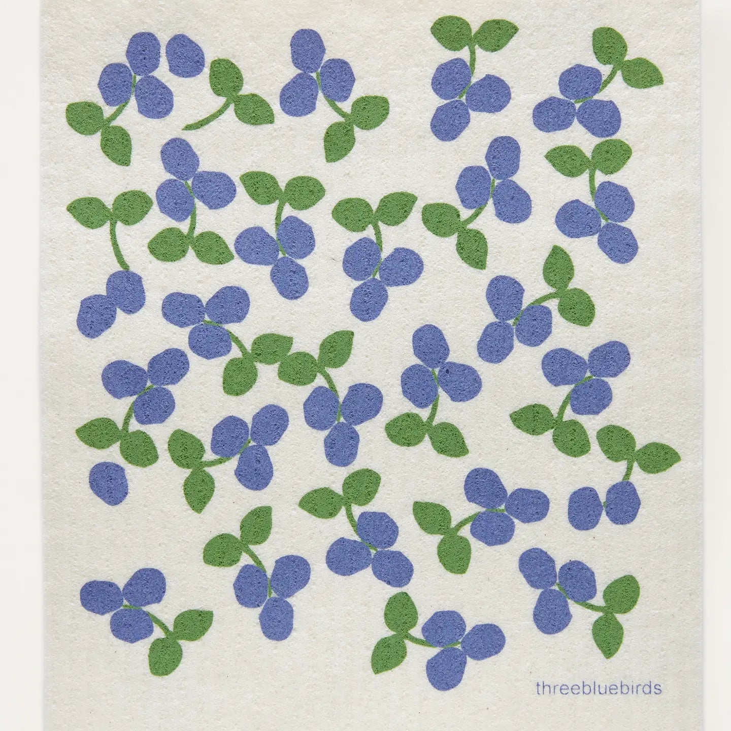 Blueberries Swedish Dishcloth