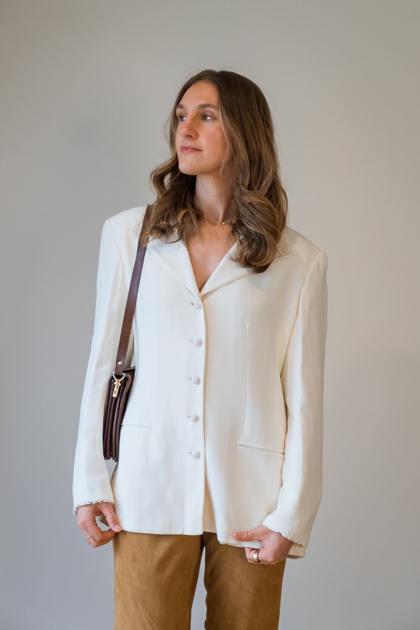 Vintage Valentino White Blazer