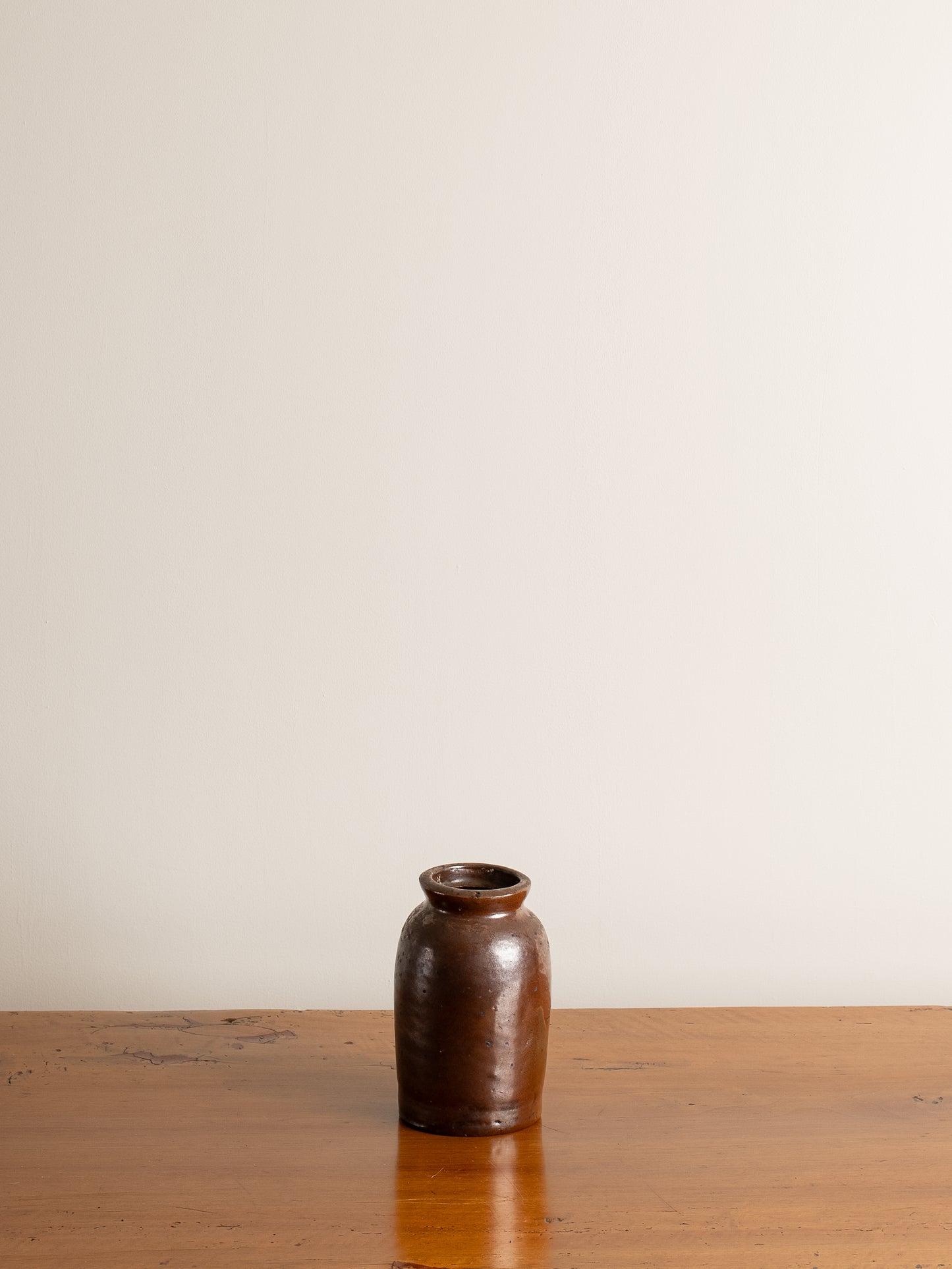 Vintage Redware Stoneware Vessel