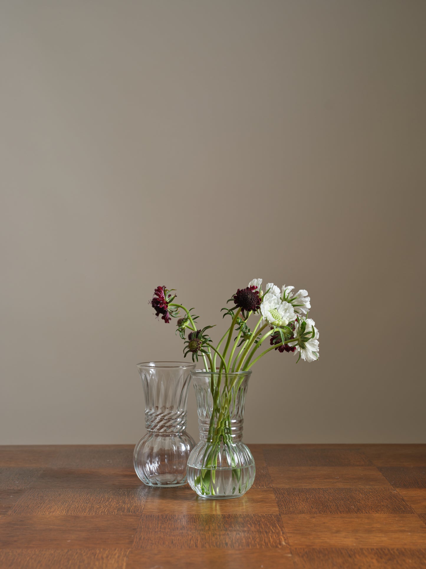 Vintage Twist Glass Vase