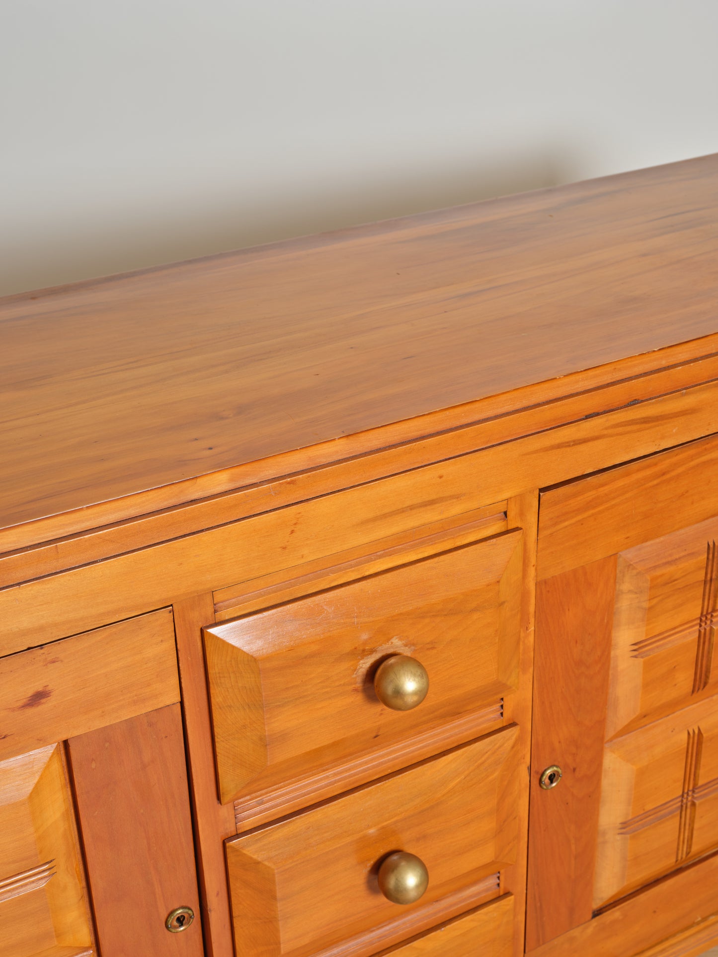 French Cherry Sideboard in the Manner of Victor Courtray c.1940