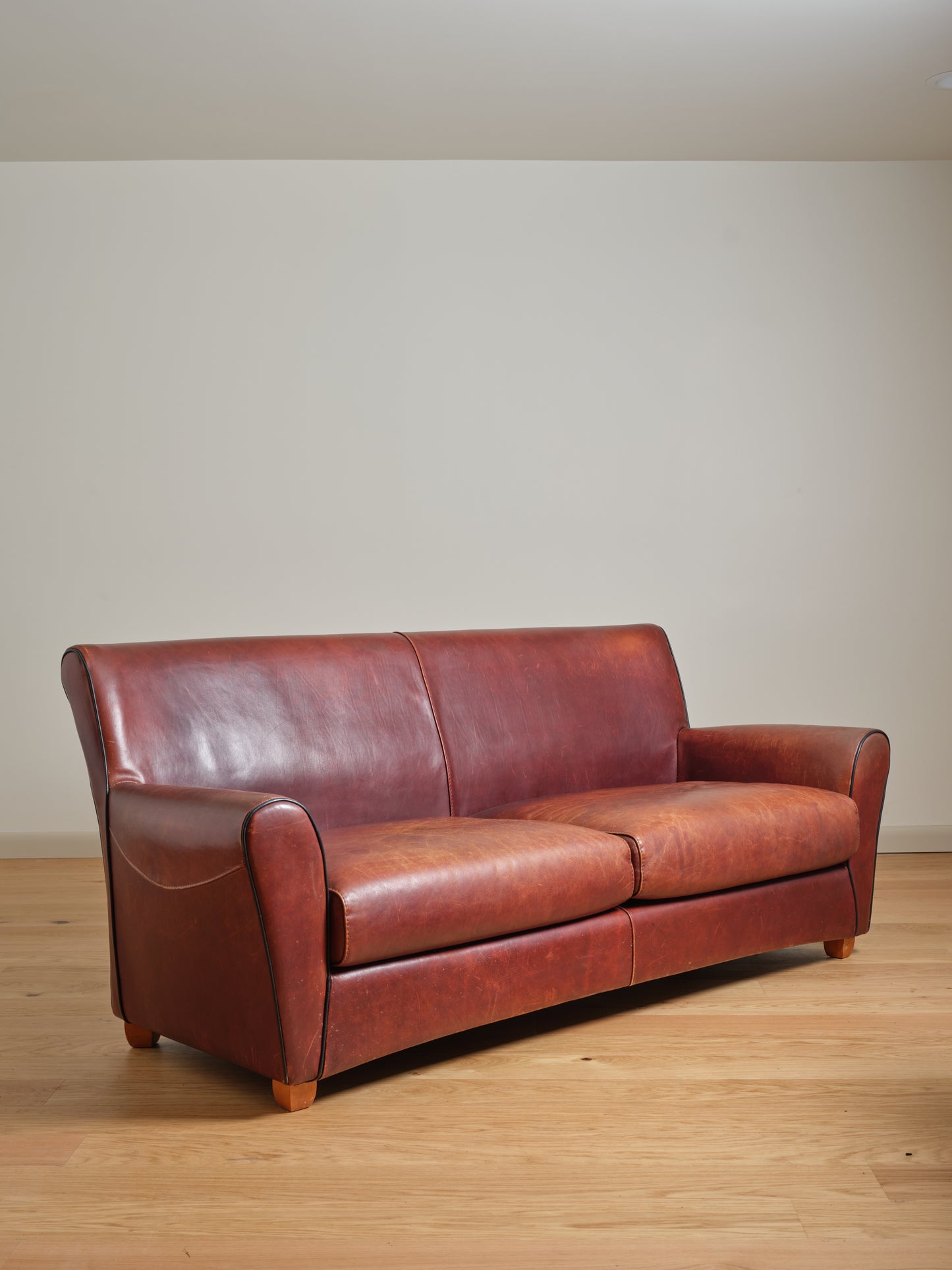 Vintage Roche Bobois Leather Sofa