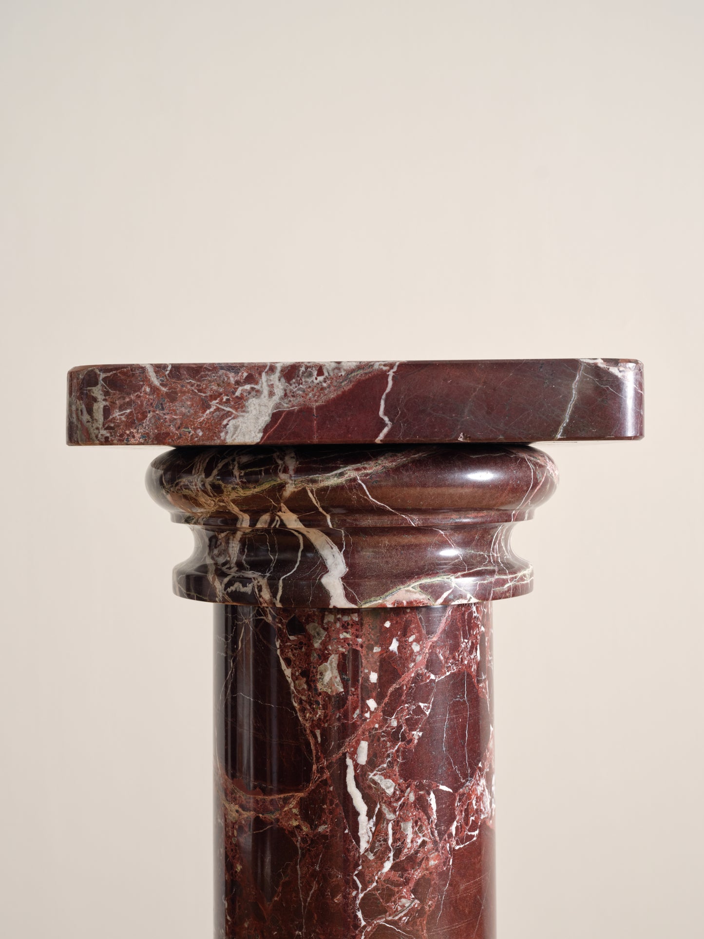 Vintage Marble Pedestal Column