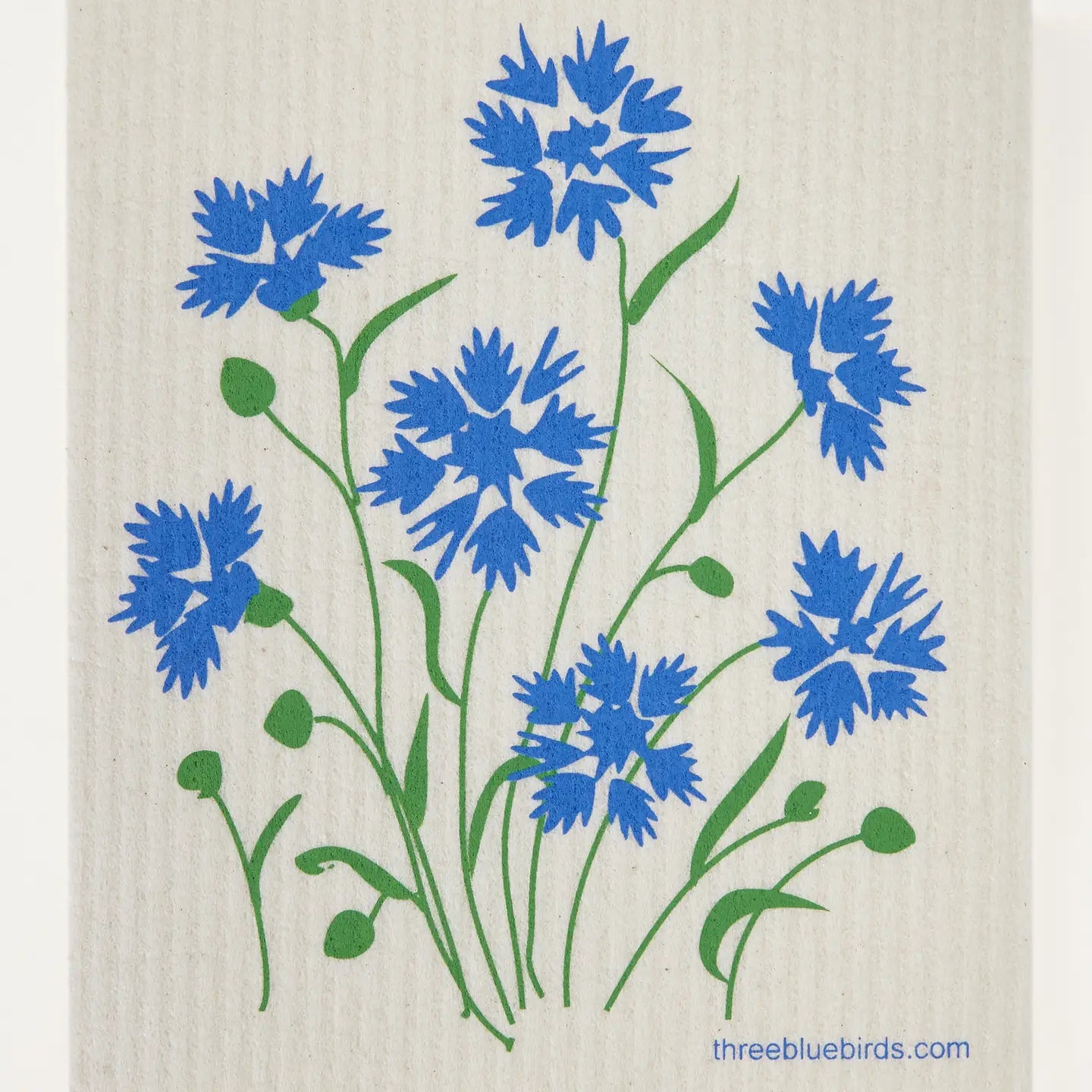 Cornflowers Swedish Dishcloth