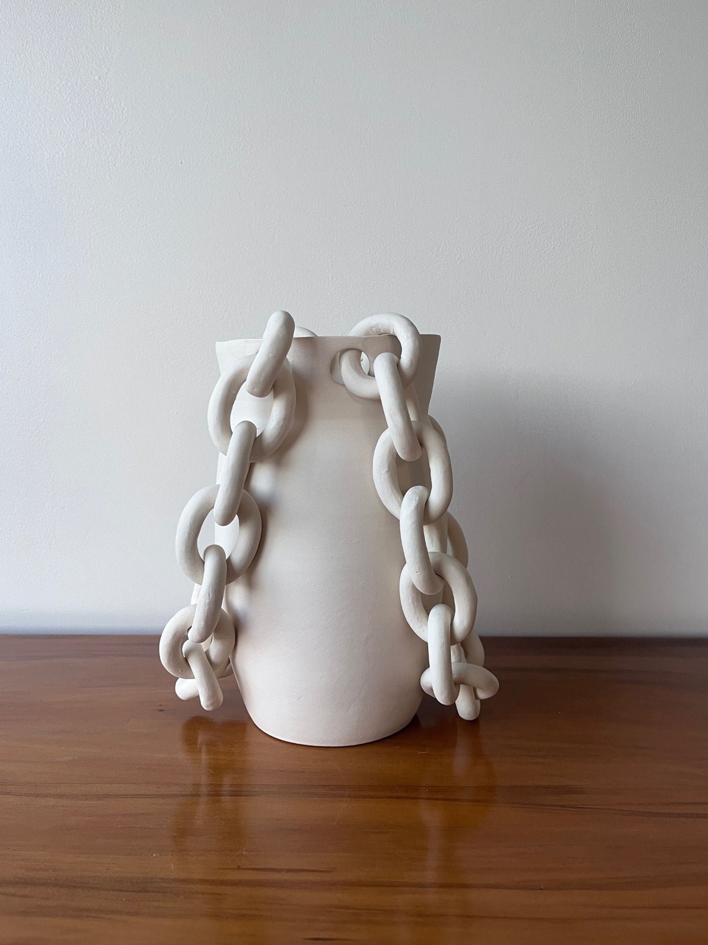 Handmade Vessel with Double Chains