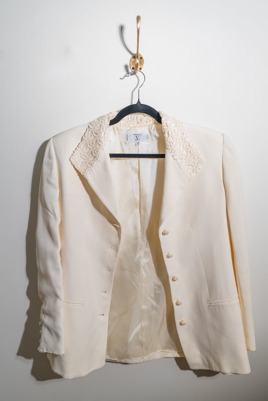 Vintage Valentino White Blazer