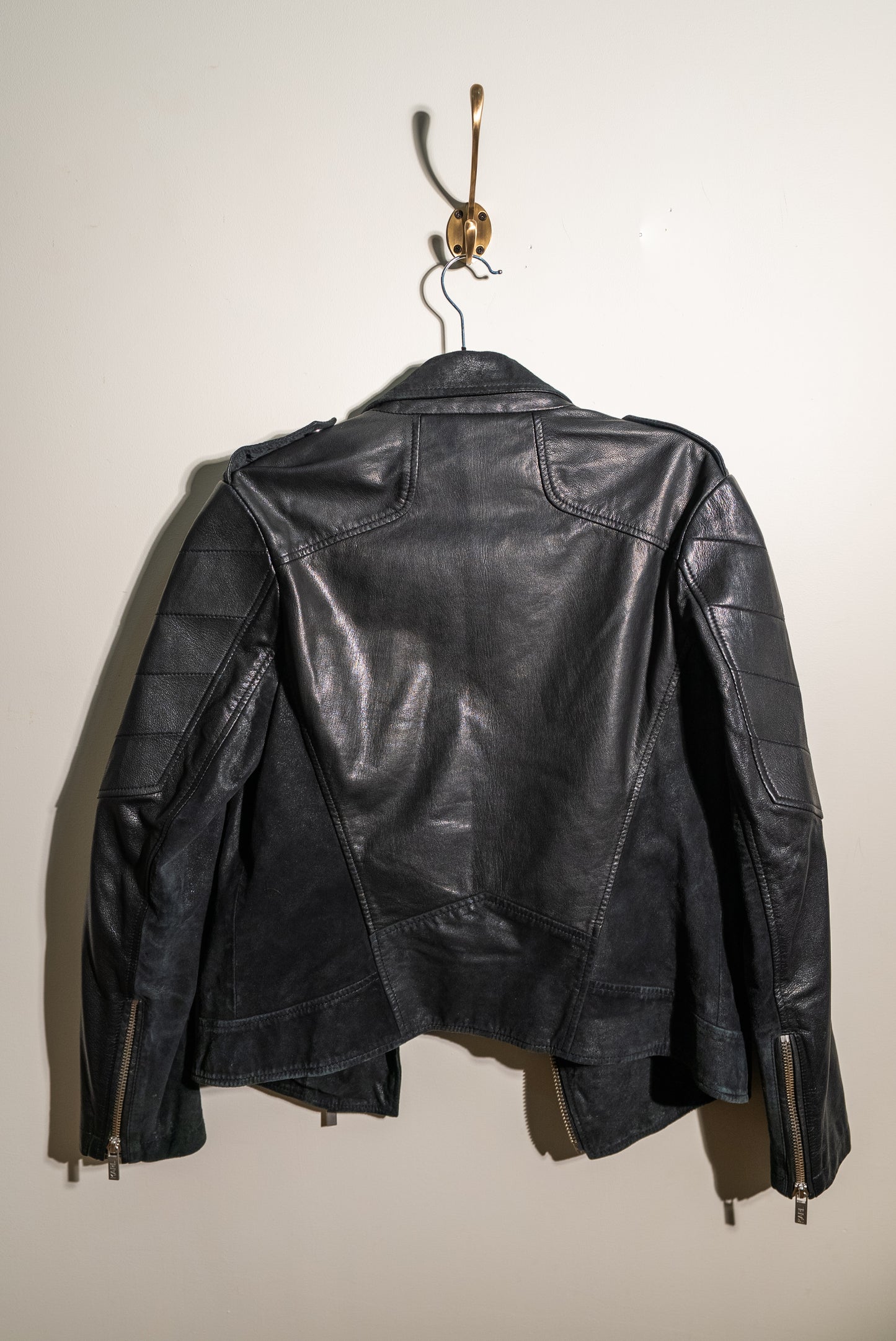 Vintage Karl Lagerfeld Goat Leather Biker Jacket