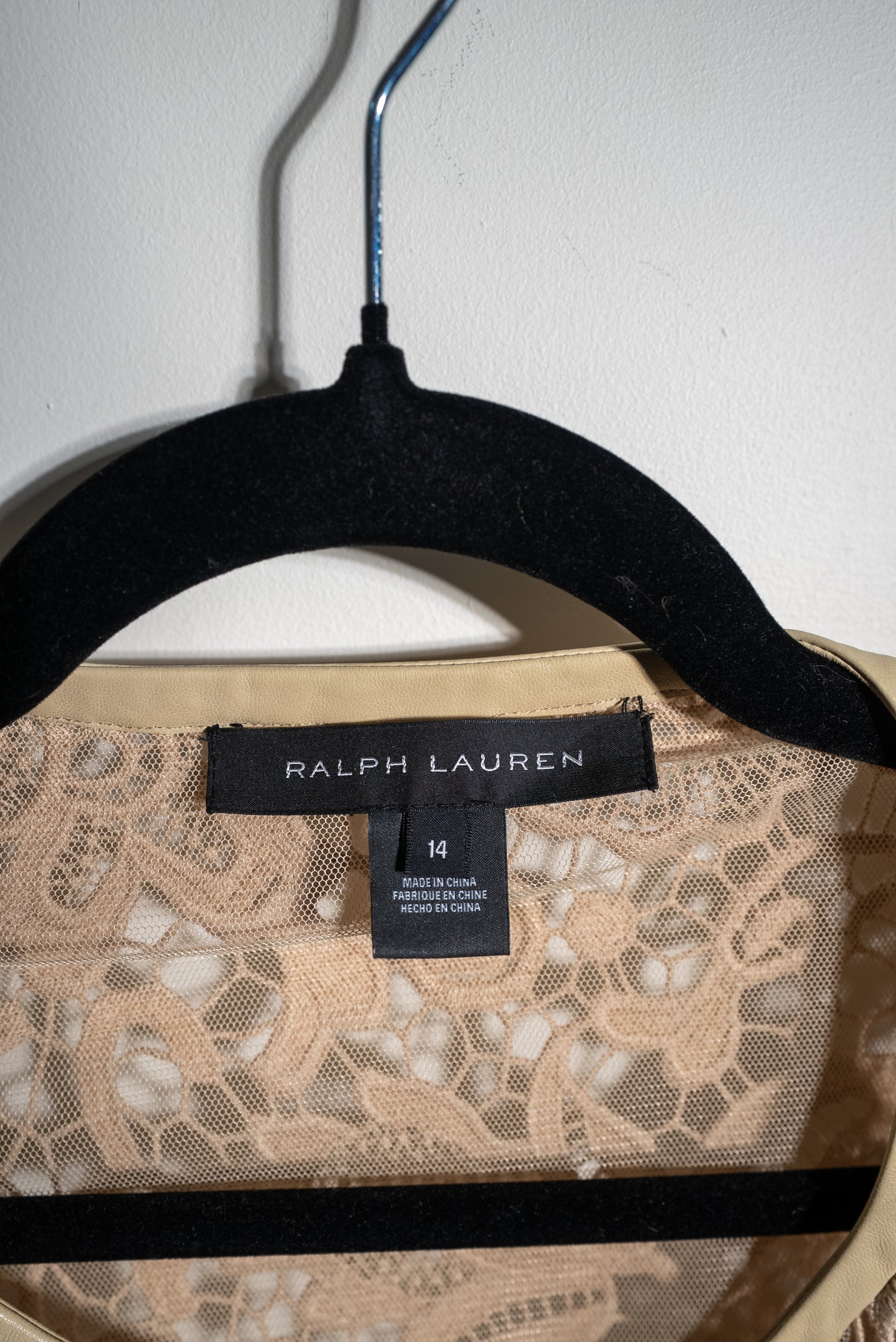 Ralph Lauren Black Label Lace Coat