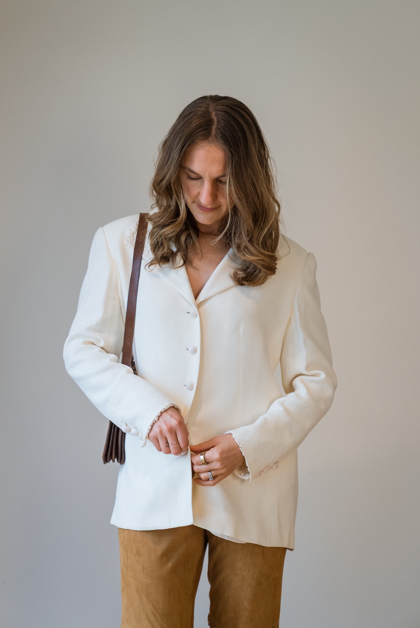 Vintage Valentino White Blazer