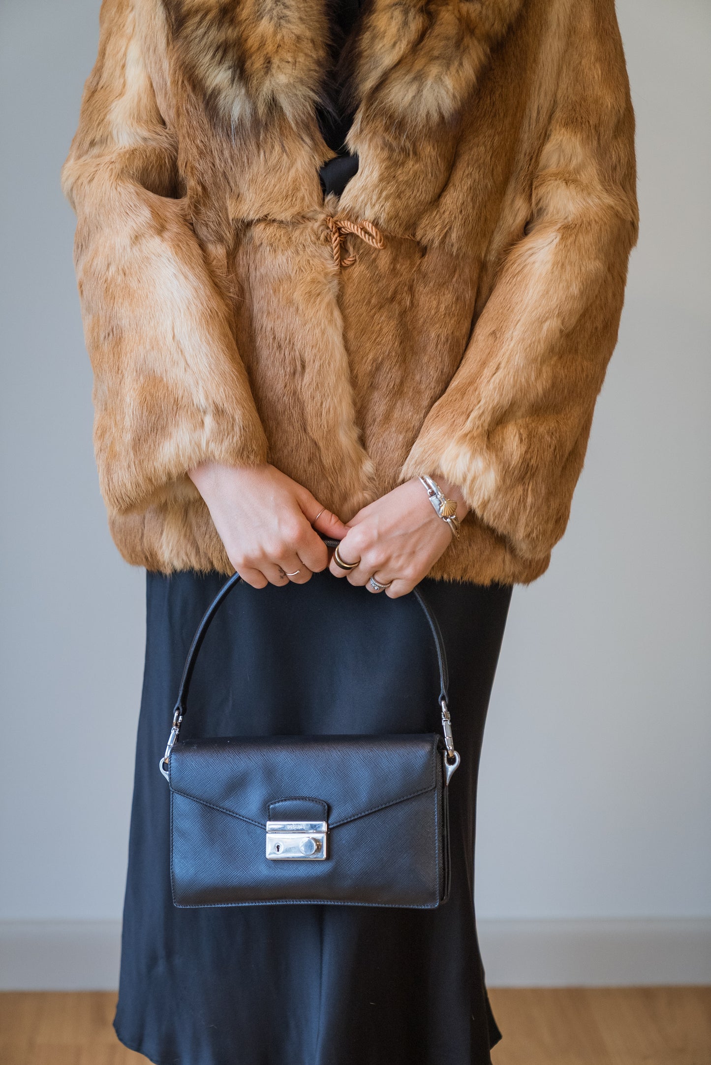 Vintage Jacques Saint Laurent Fur Coat