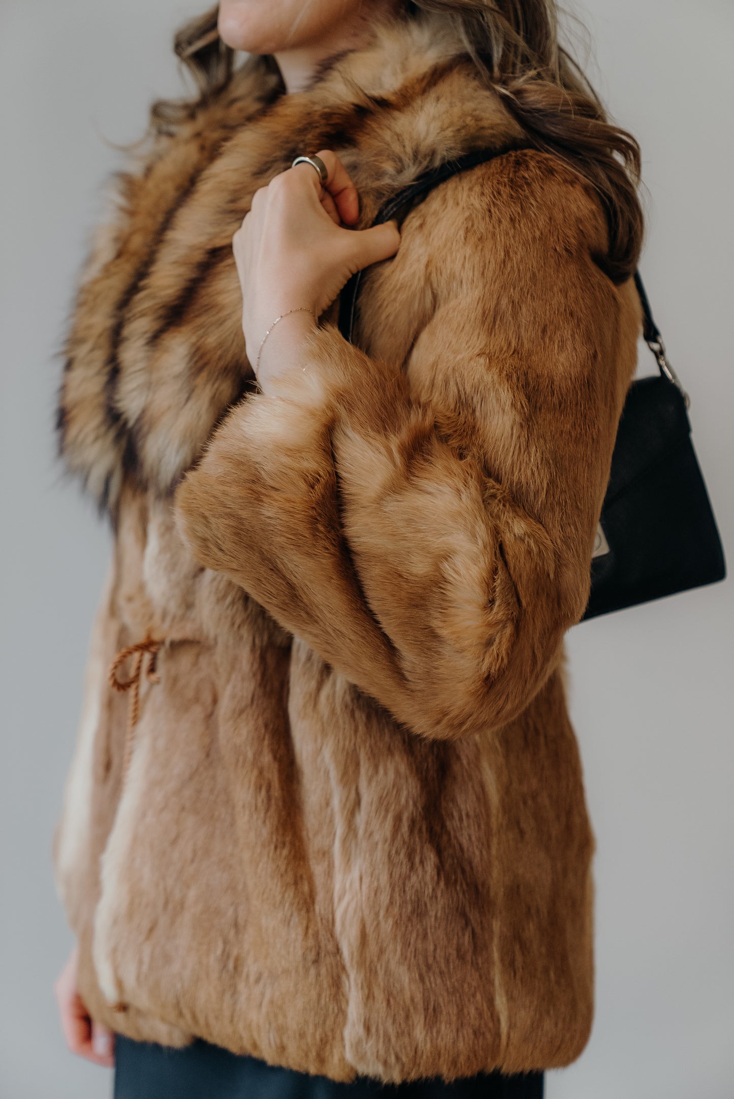 Vintage Jacques Saint Laurent Fur Coat
