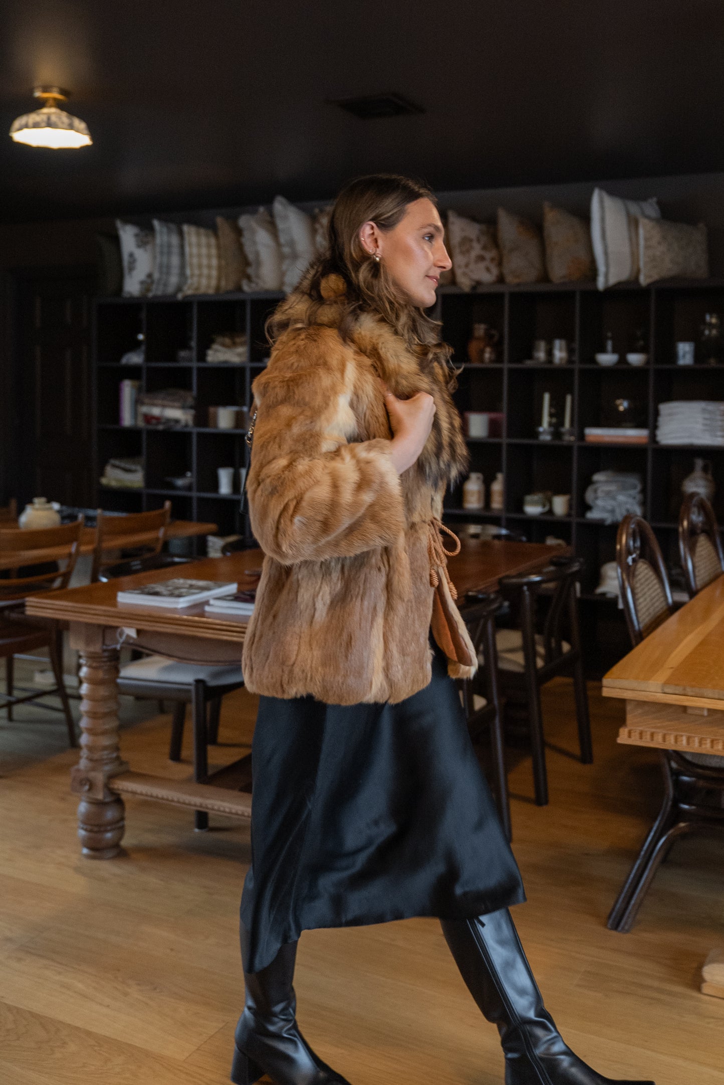 Vintage Jacques Saint Laurent Fur Coat