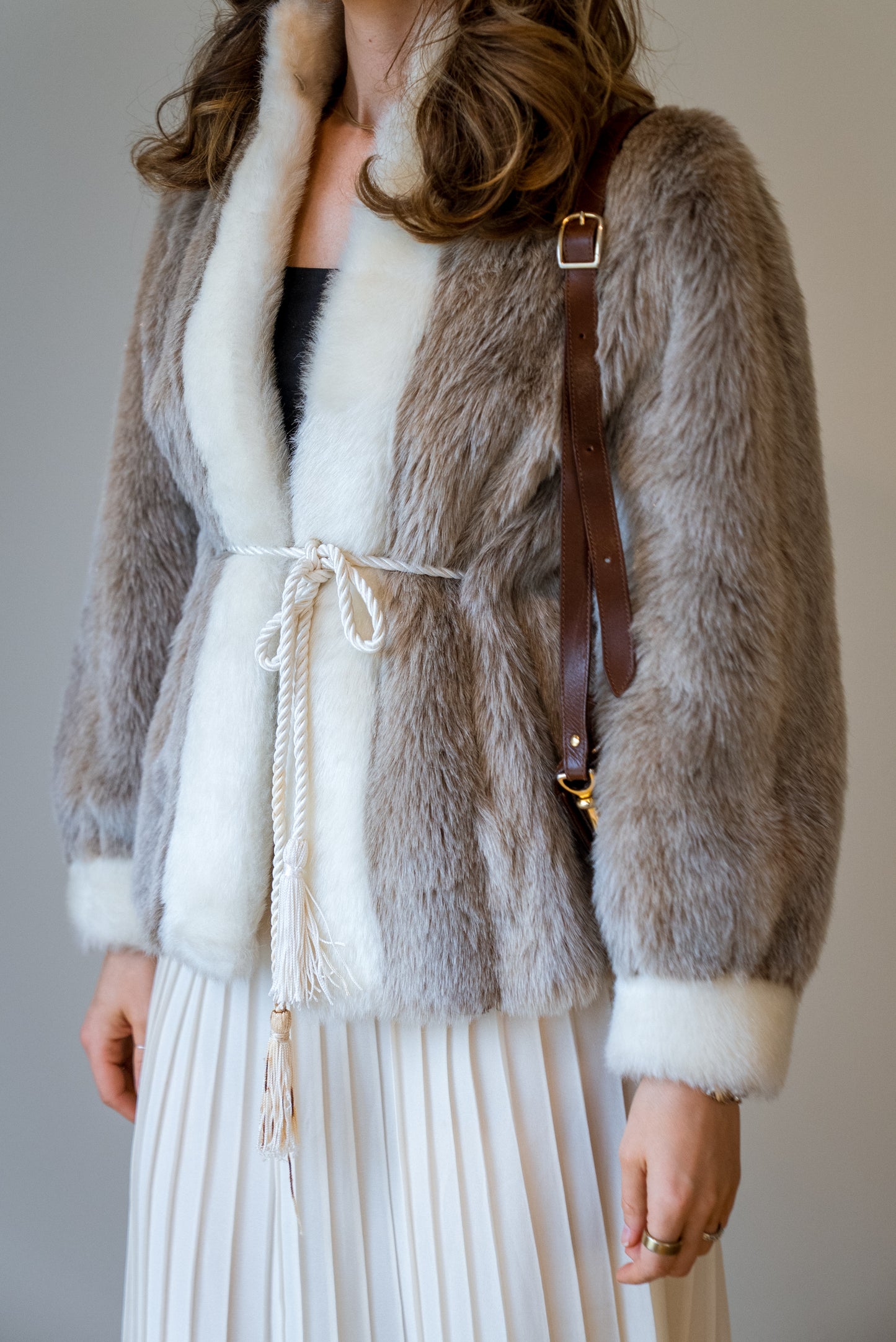 Vintage Jacques Saint Laurent Fur Jacket