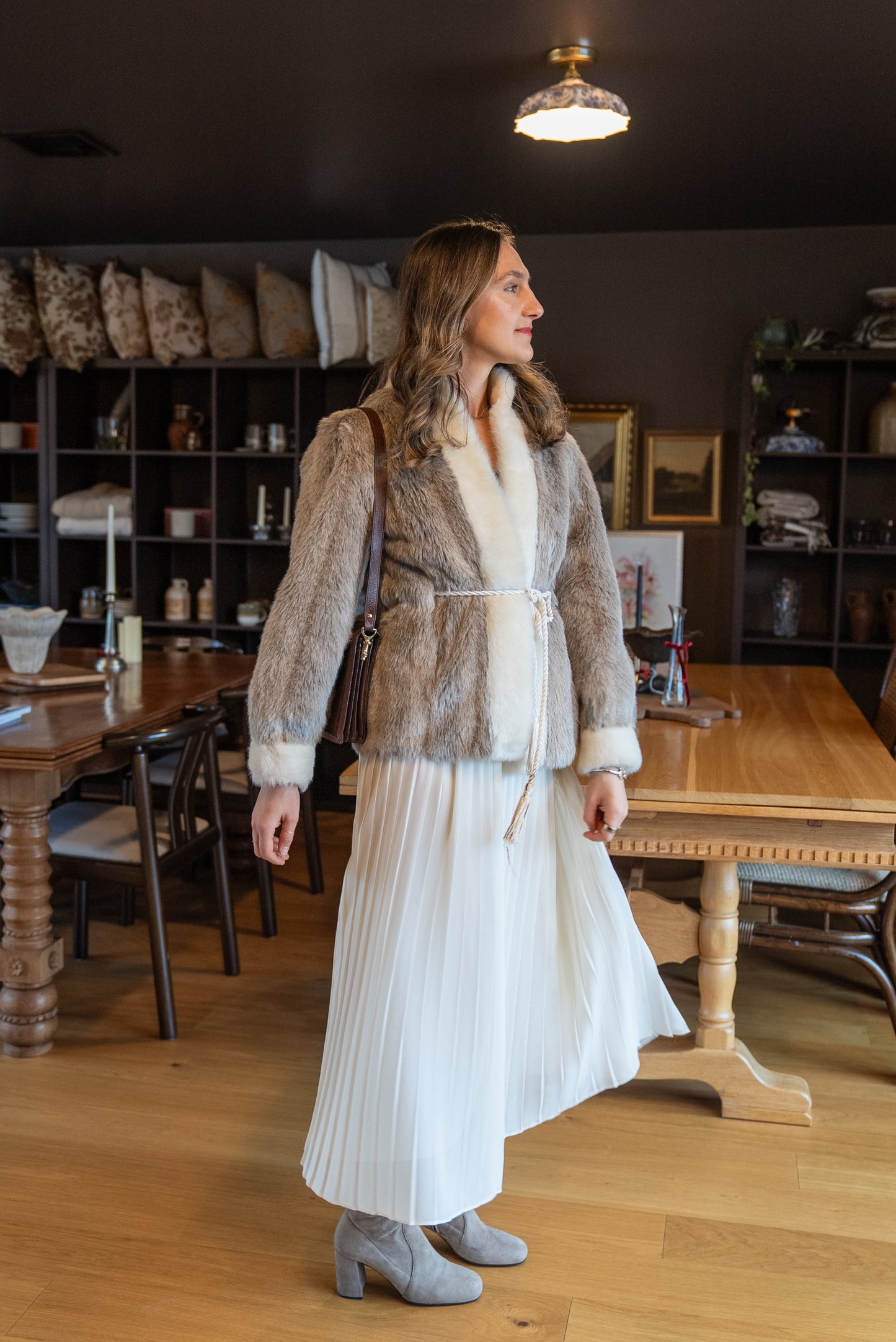 Vintage Jacques Saint Laurent Fur Jacket