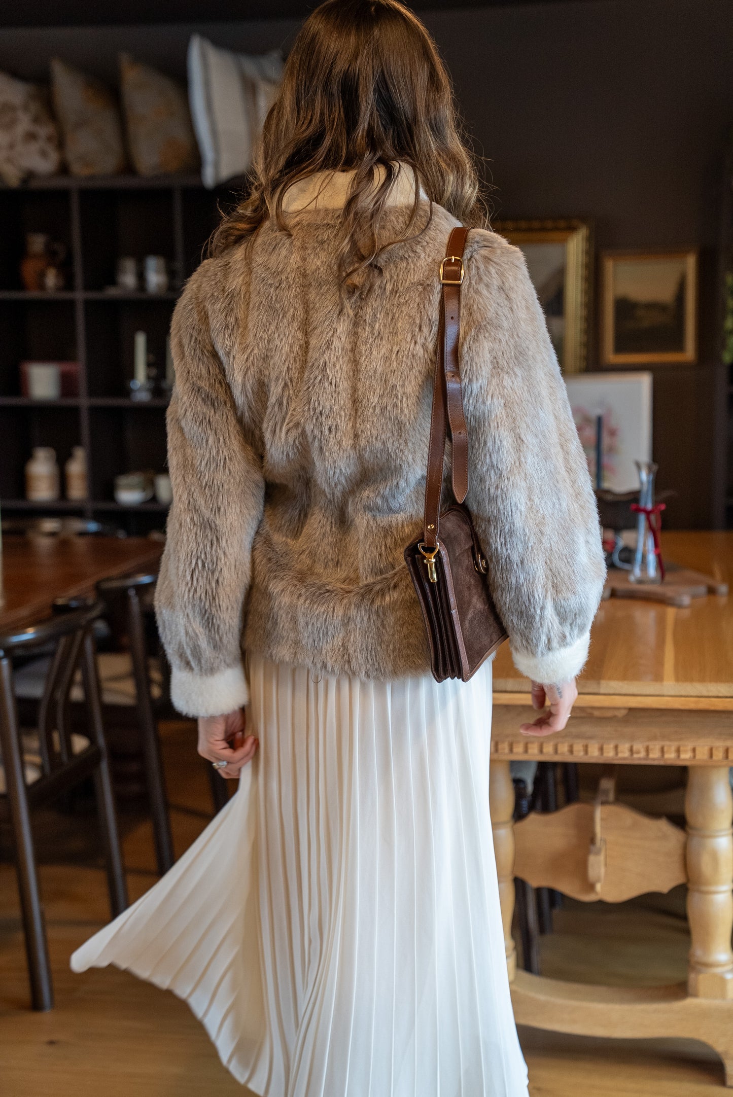 Vintage Jacques Saint Laurent Fur Jacket