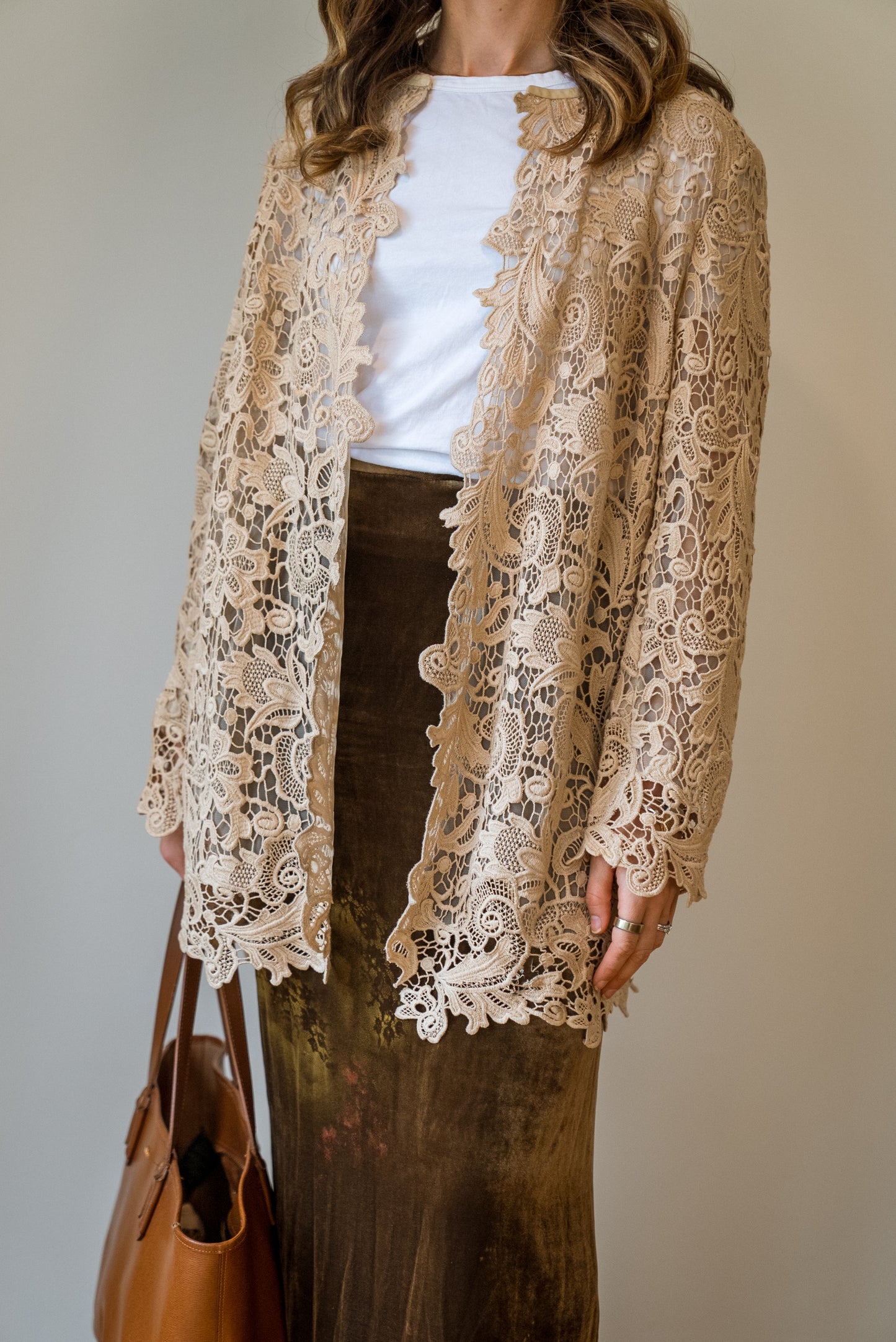 Ralph Lauren Black Label Lace Coat