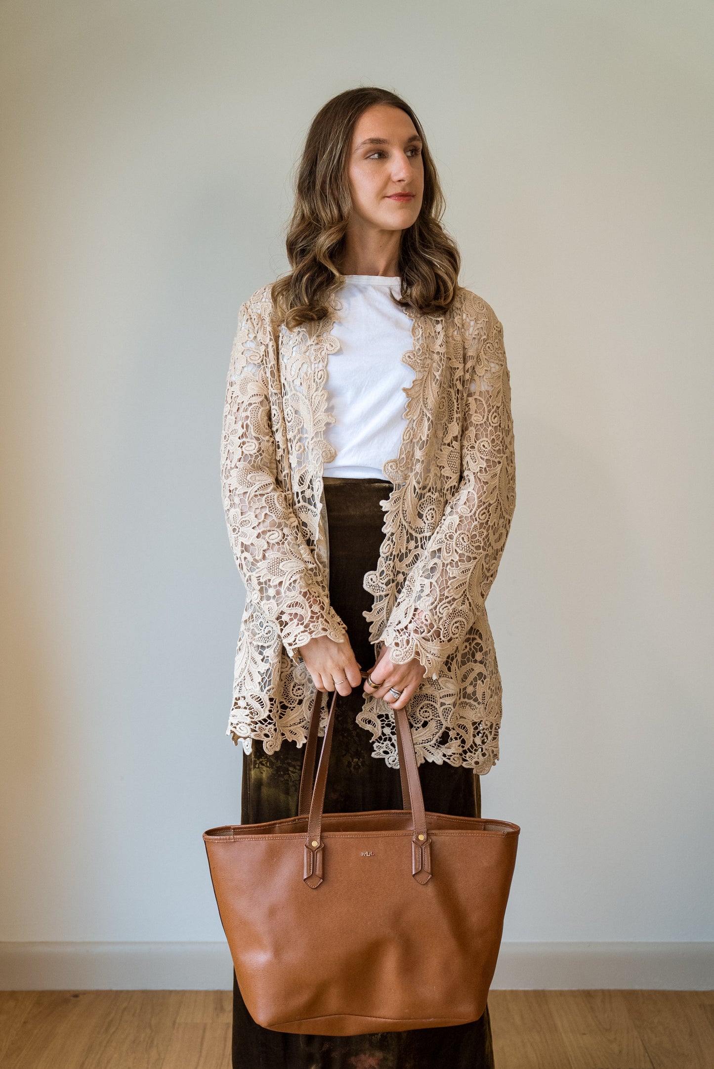 Ralph Lauren Black Label Lace Coat