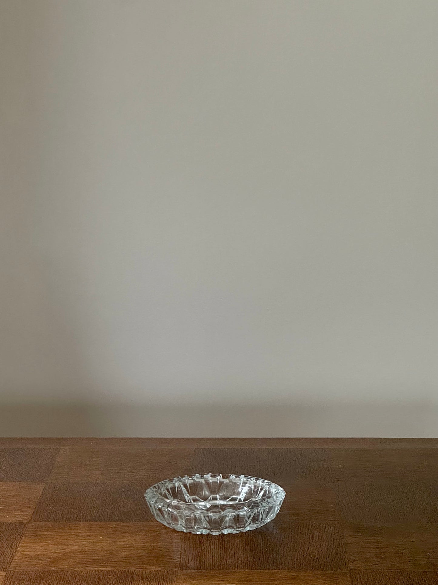 Crystal Diamond Glass Dish