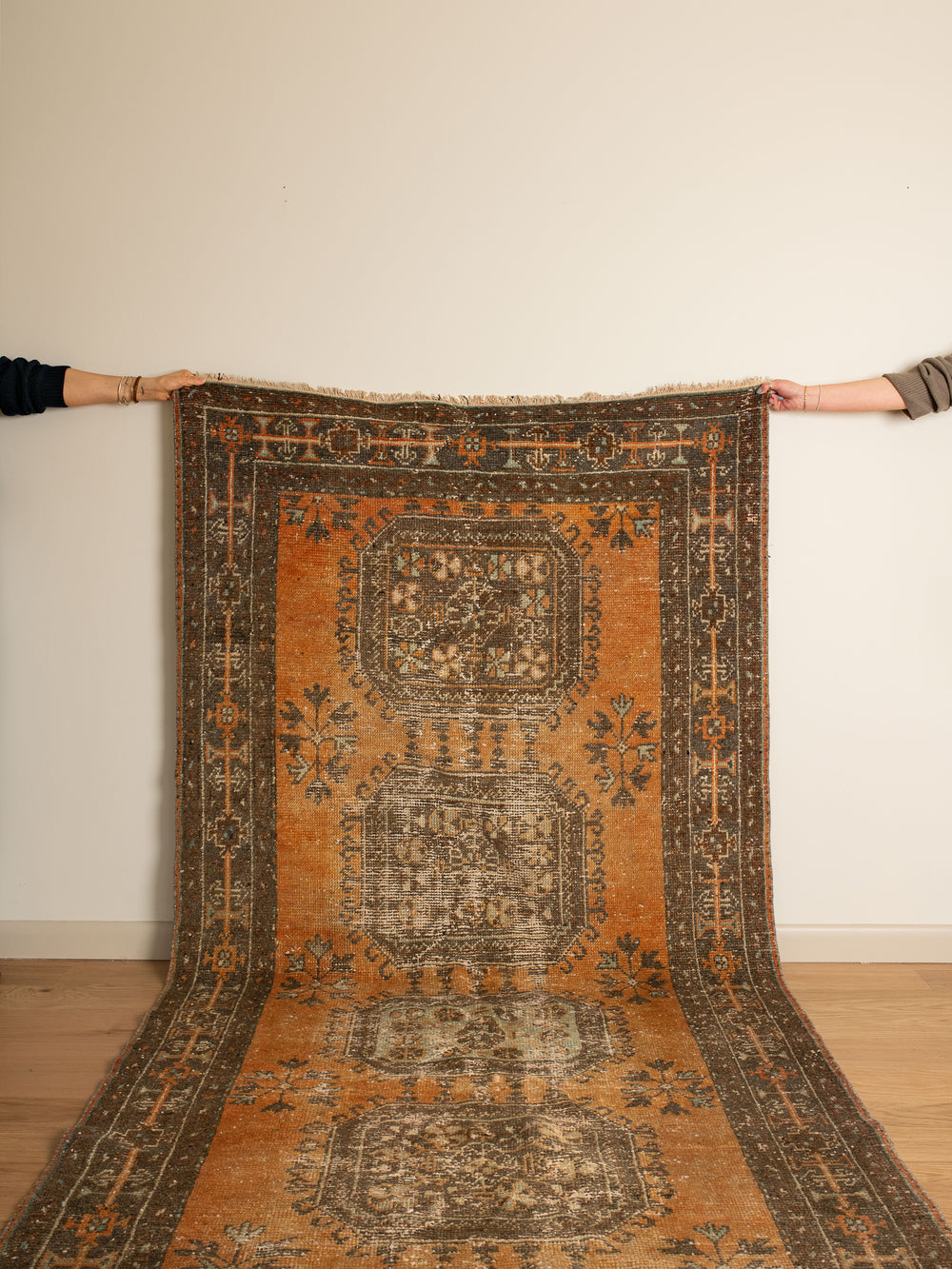 Vintage Yellow and Orange Rug