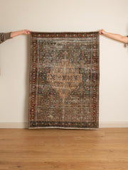 Vintage Handwoven Senneh Rug c. 1920