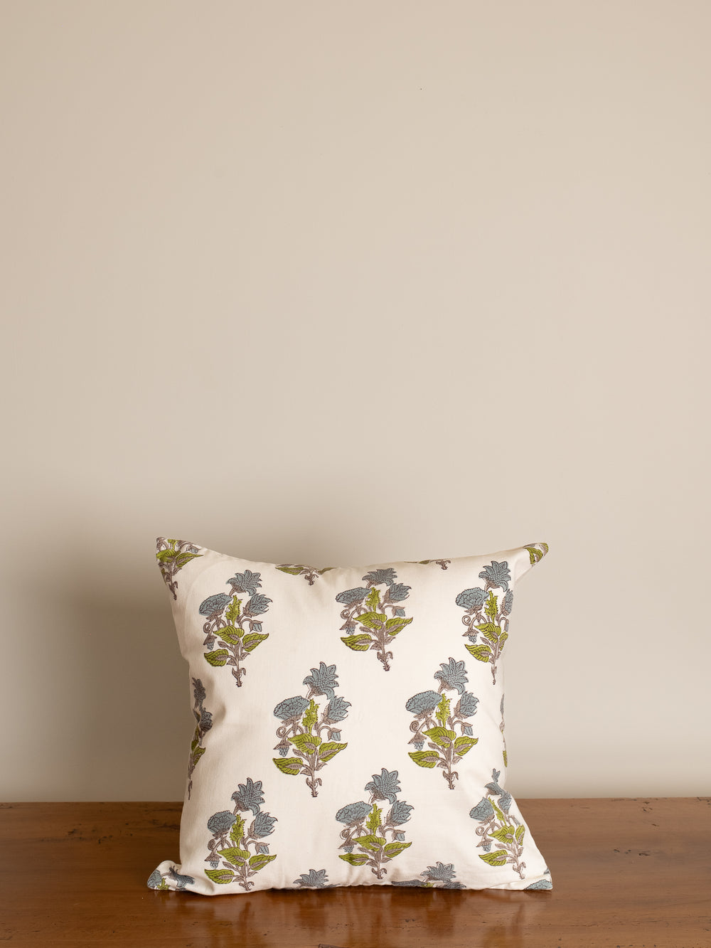 Abhishek Block Print Boho Thick Cotton Pillow Cover 20" x 20"