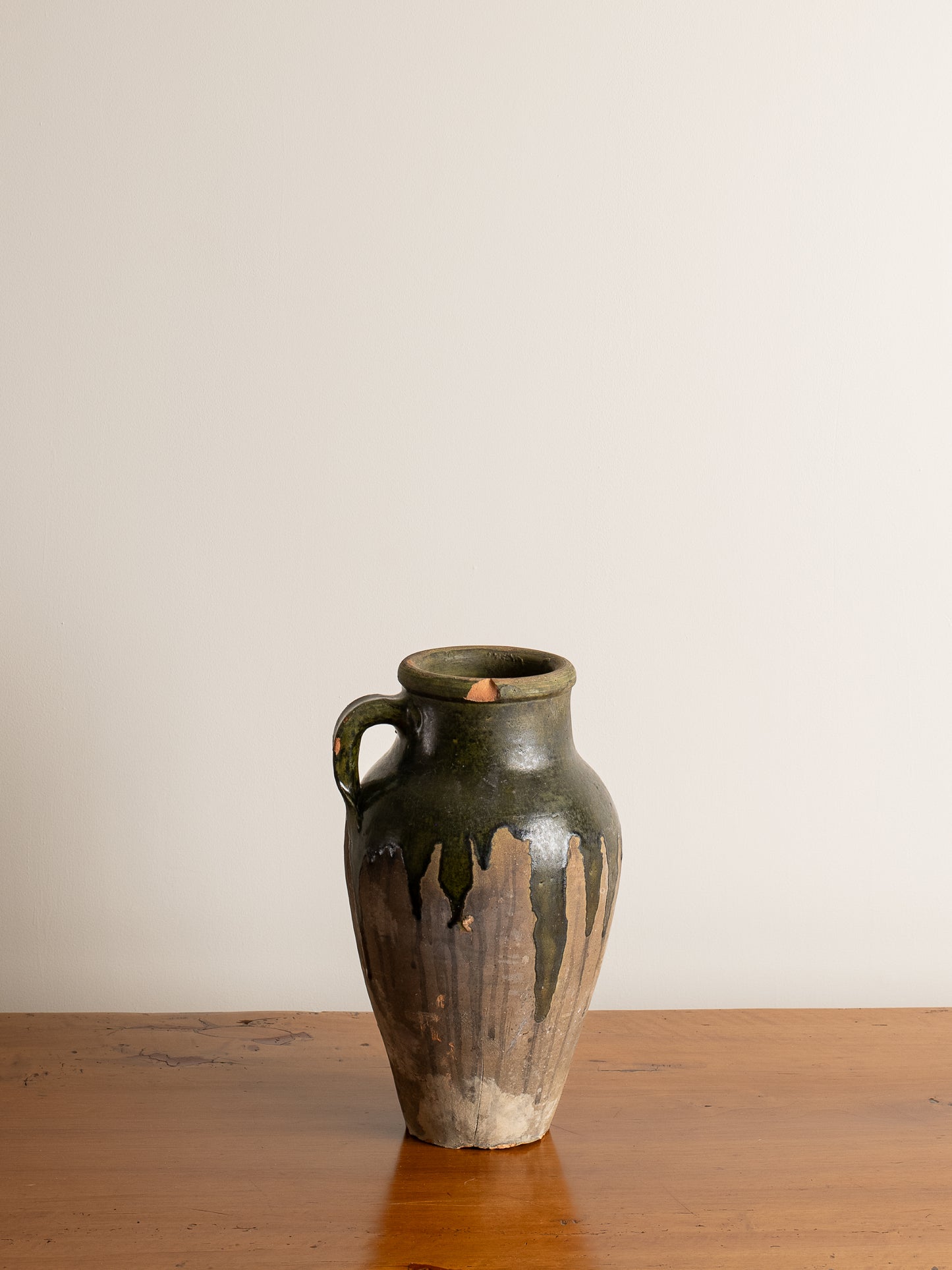 Green Terracotta Flower Vase