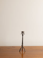 Vintage Cast Iron Candle Holder