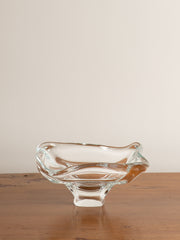 Vintage Glass Scalloped Bowl