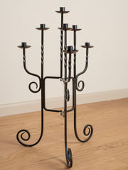 Vintage Iron Candle Stand