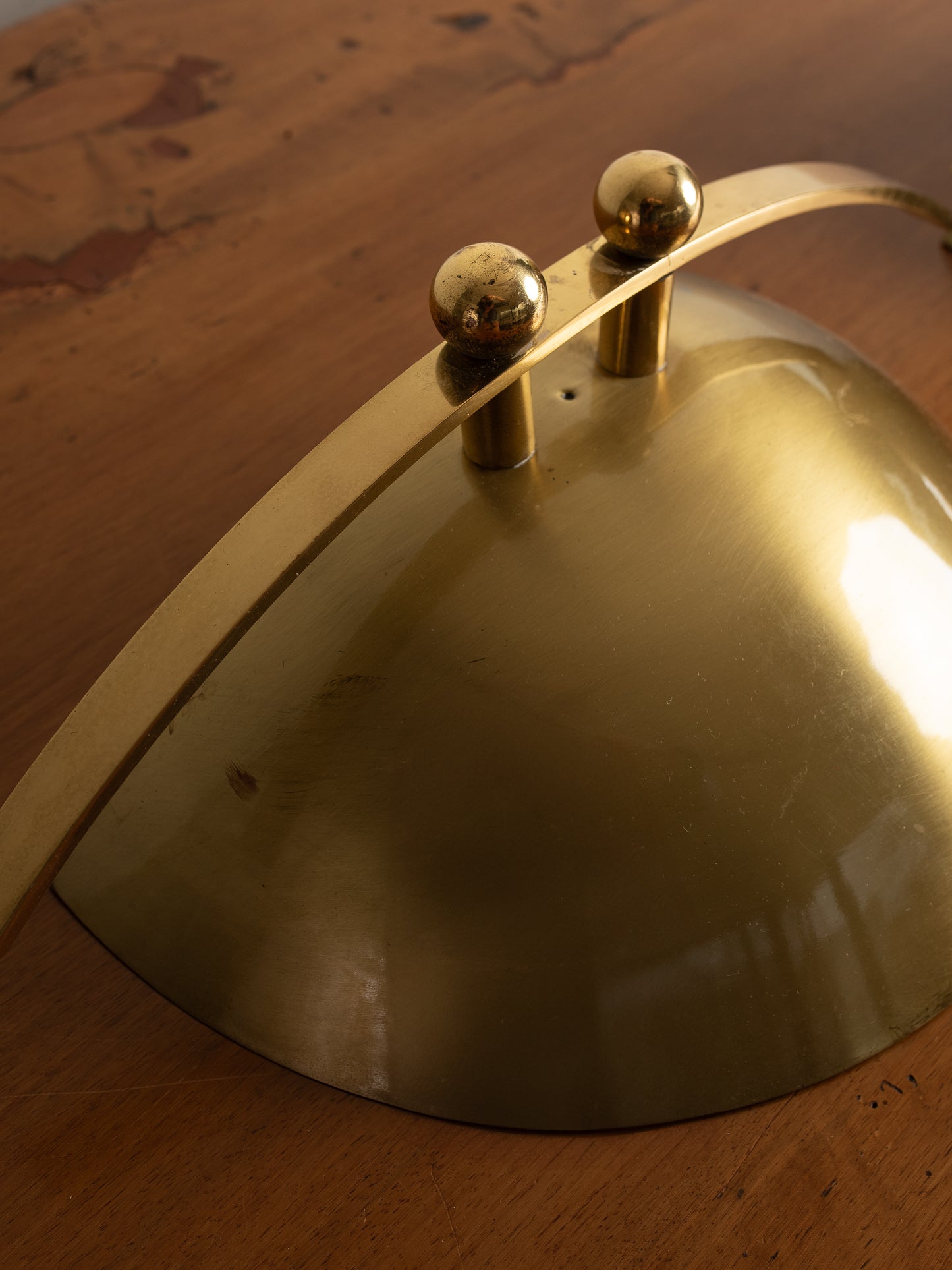 Pair of 1970's Vintage Brass Wall Sconces