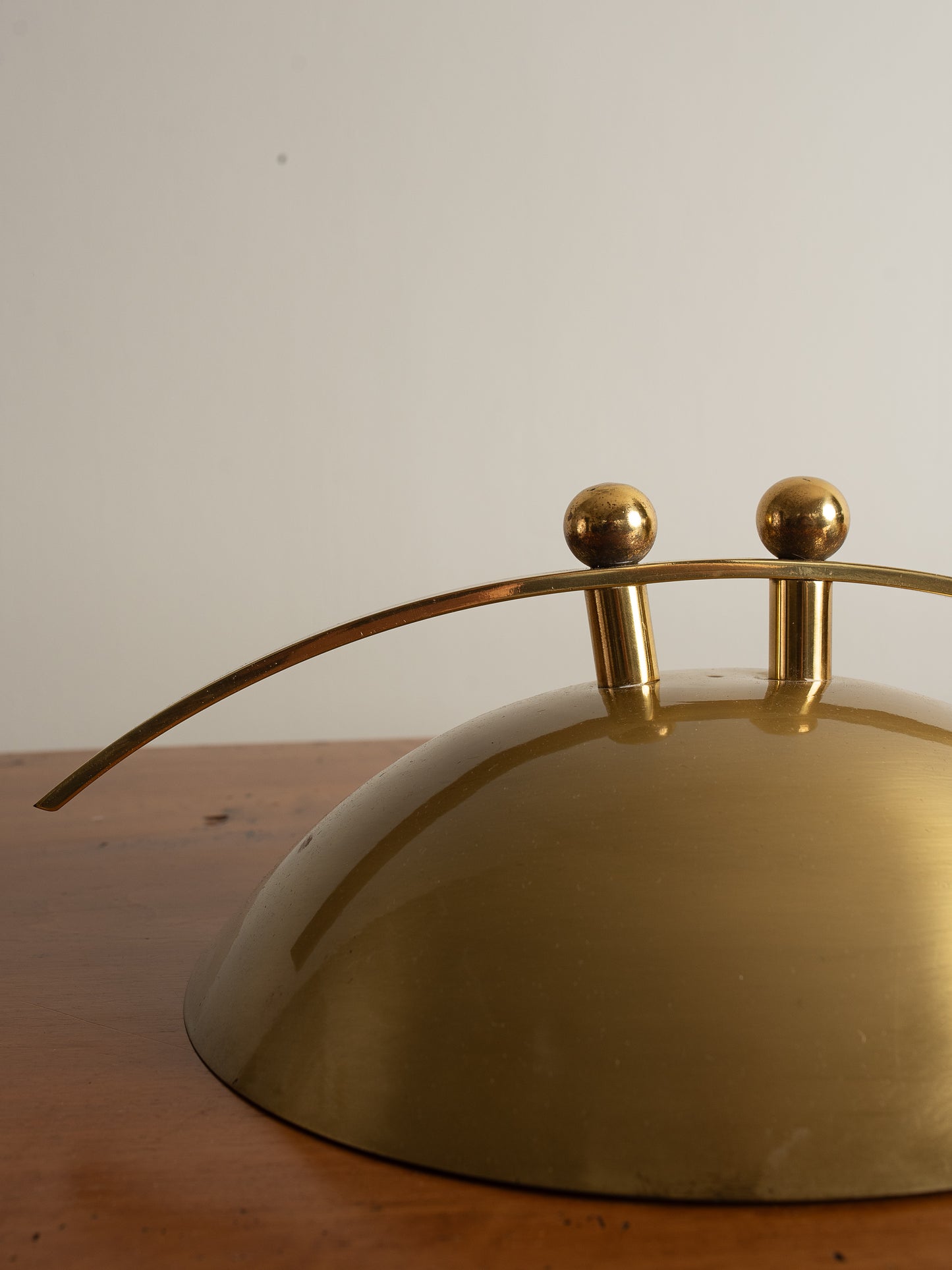 Pair of 1970's Vintage Brass Wall Sconces