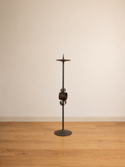 Mid-Century Metal Floor Candelabra