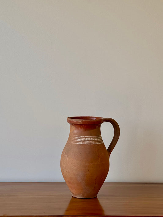 Vintage Hungarian Terracotta Jug