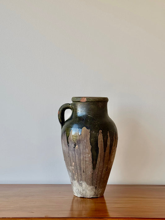 Green Terracotta Flower Vase