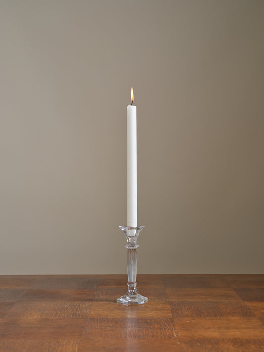 Vintage Tapered Glass Candlestick