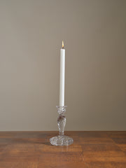 Vintage Twist Glass Candlestick