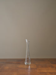 Vintage Etched Floral Vase