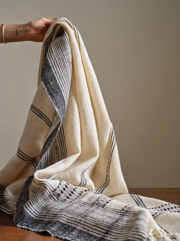 Amie Indian Wool Throw Blanket