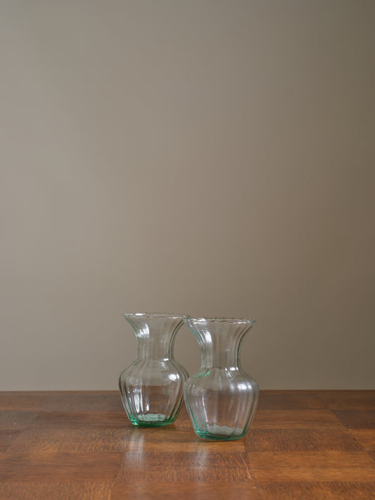 Vintage Tapered Glass Vase