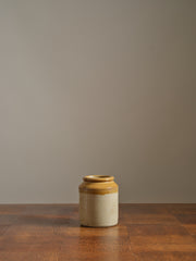 Vintage Tan Stoneware Pot