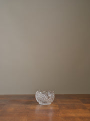 Small Glass Floral Bowl