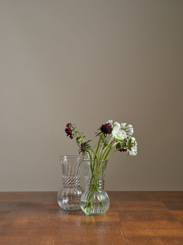 Vintage Twist Glass Vase