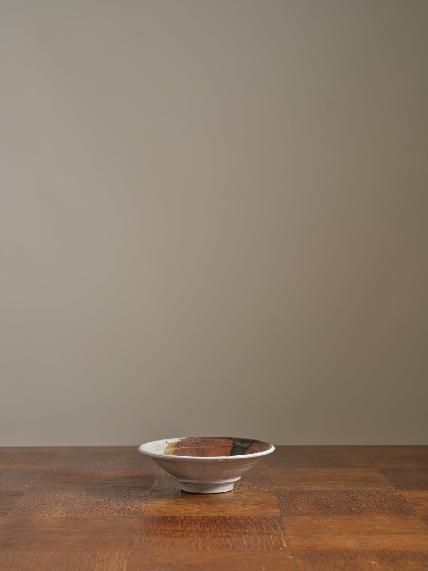 Vintage Abstract Ceramic Bowl