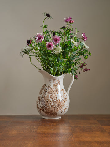 Vintage Charlotte Floral Pitcher