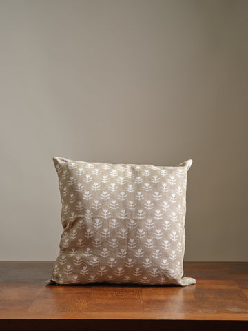 Didi - Tulip Block Print Pillow Cover - Tan 20