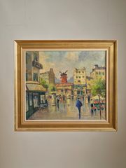 Gustaf Svensson Parisian Street Scene
