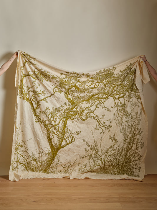 Vintage French Tree Tapestry