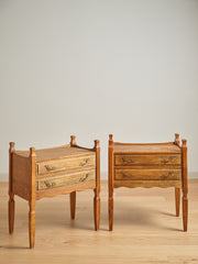 Set of Two Henning Kjaernulf Danish Oak Nightstands