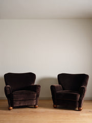 Pair of Lounge Chairs in Manner of Marta Blomstedt
