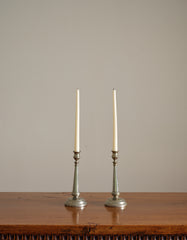 Set of Two Vintage Silver Candleholders